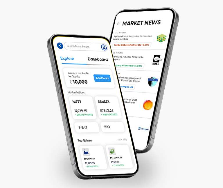 Open a Trading or Demat Account with Dhani Stocks Share Market App